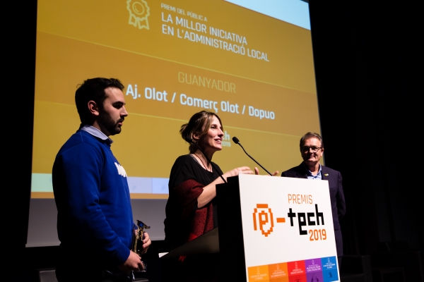 lliurament a l'Ajuntament d'Olot, E-TECH 2019