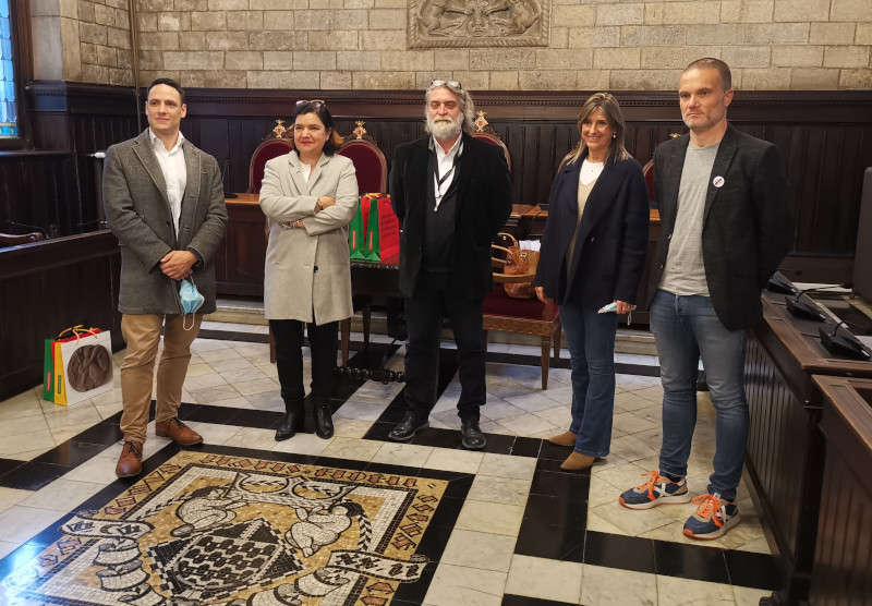 Recepció oficial a l'Ajuntament de Girona